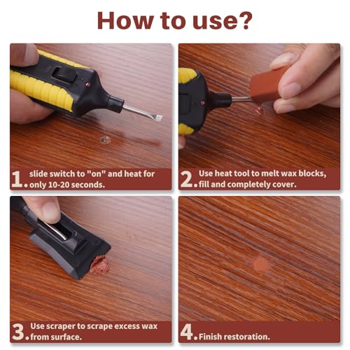 11 Color Laminate Floor Repair Kit with Heat Pen K4557