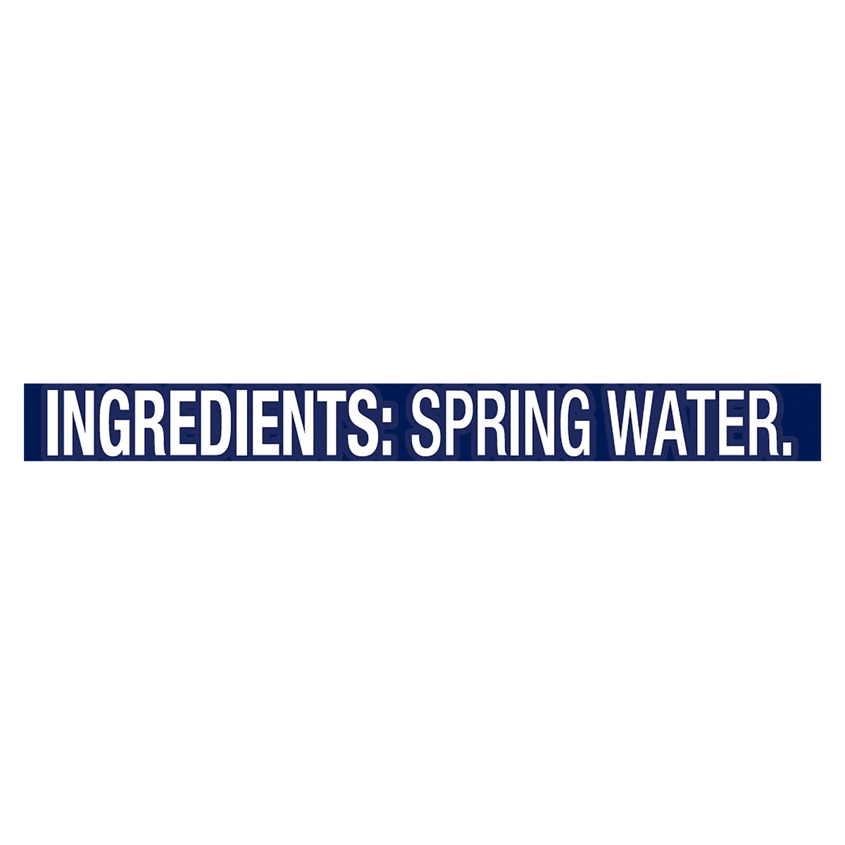 Natural Spring Water 12-1L Plastic Bottles T128