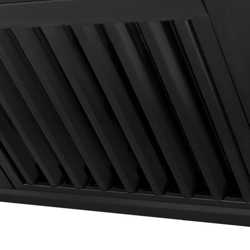 30 in. 400 CFM Convertible Wall Mount Range Hood Black Stainless Steel G122