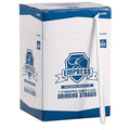 Jumbo Paper Wrapped Straws, Clear, 12,000 Straws J806