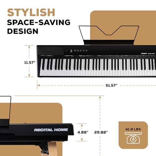 88 Hammer Action Weighted Keys Digital Piano G767