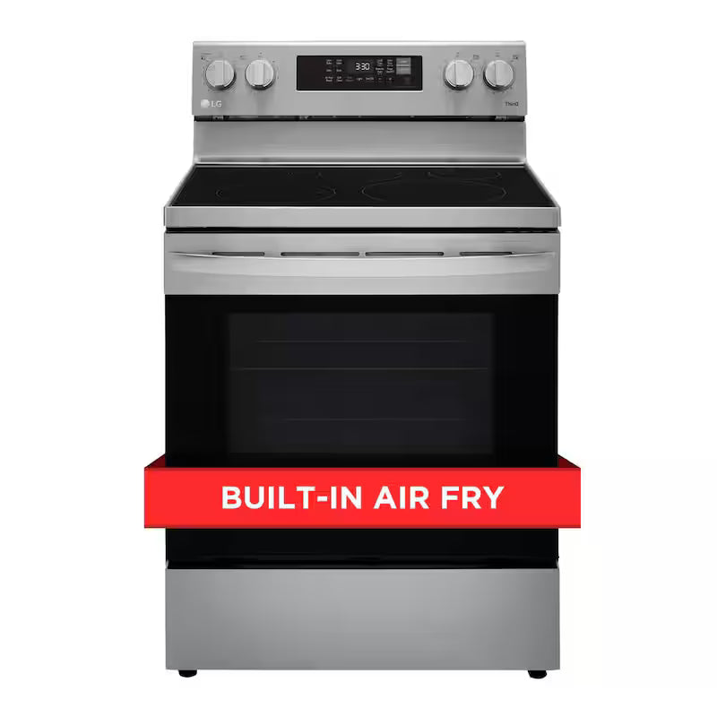 6.3 cu. ft. Smart Wi-Fi Fan Convection Electric Range with AirFry Stainless Steel U10362
