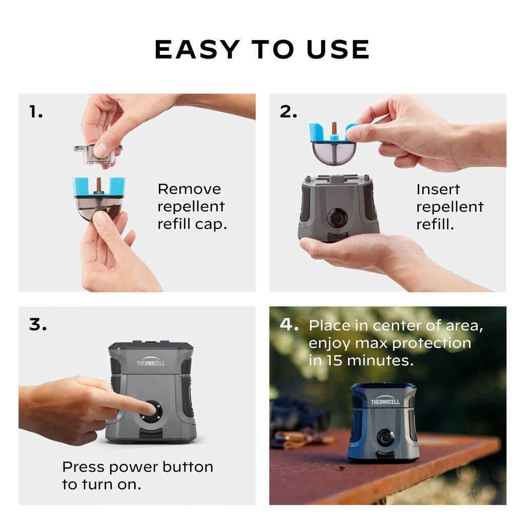Rechargeable Mosquito Repellent with 12-Hour Refill Y208
