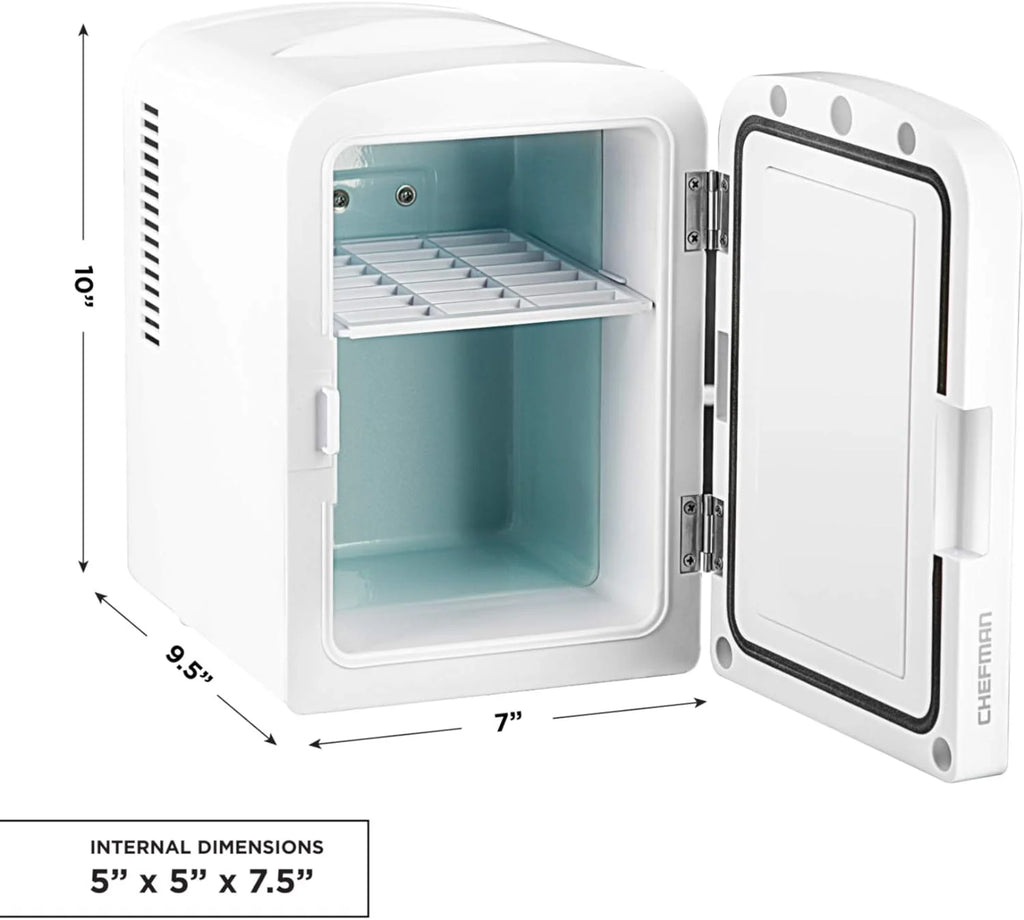 Portable 4L Mini Fridge White T30741