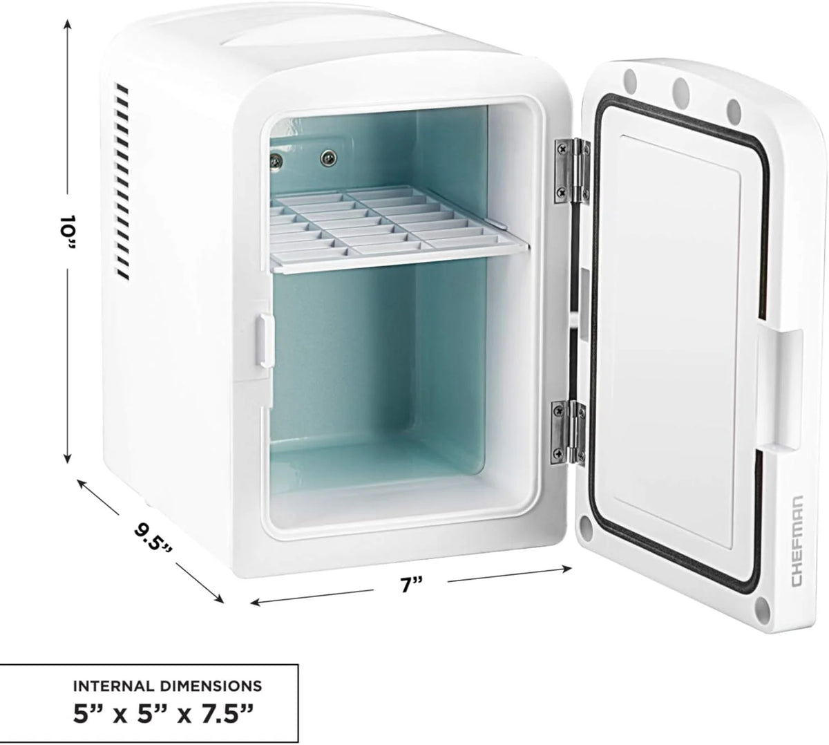 Portable 4L Mini Fridge White T30741
