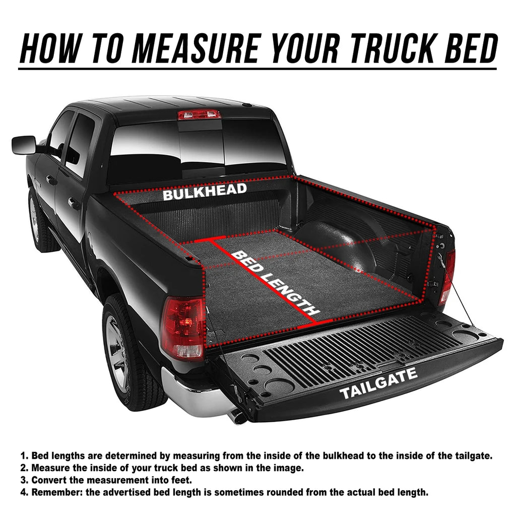 Tri-Fold Soft Top Tonneau Cover for Toyota Pickup Tacoma K5642