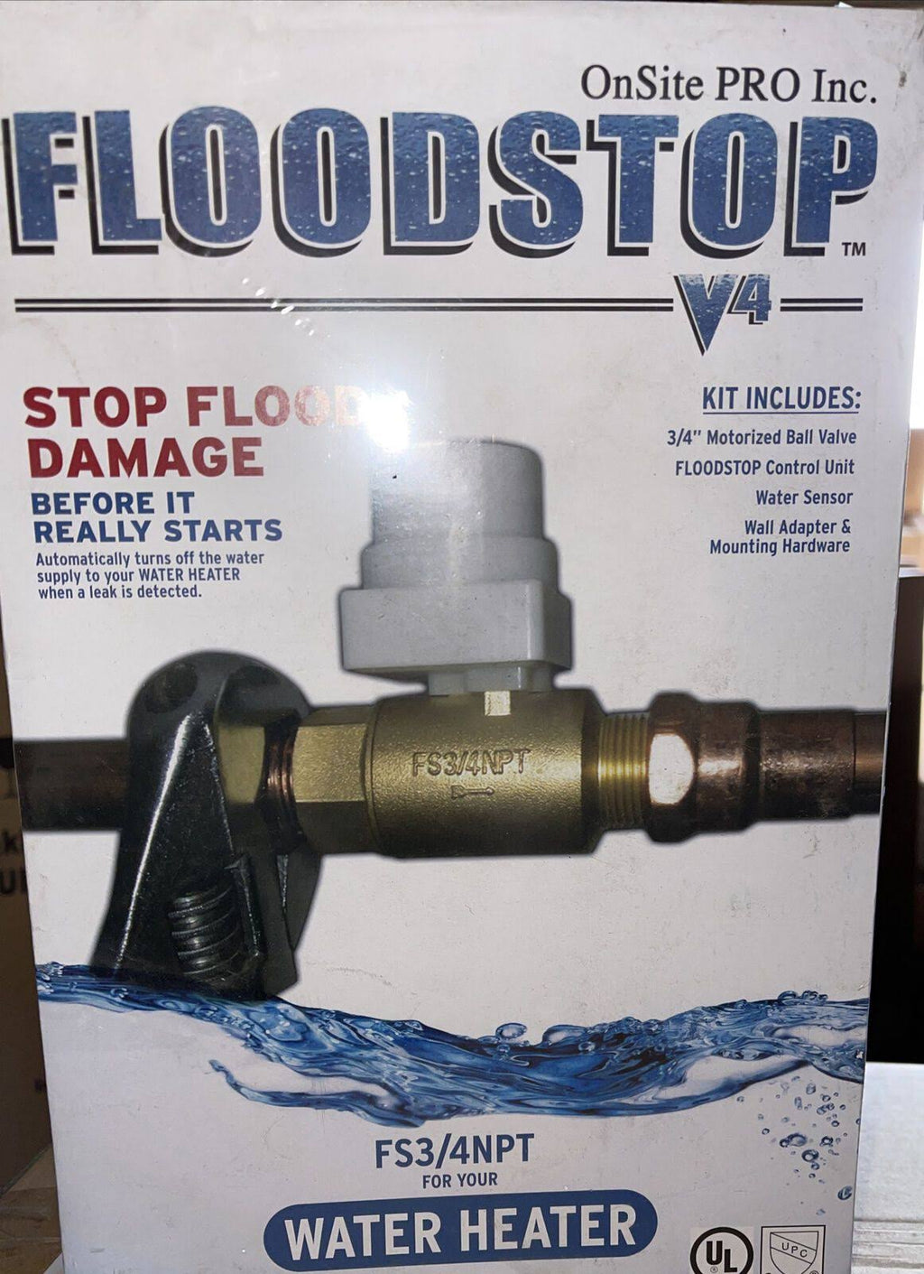 Water Safety Shut-Off Valve for Water Heaters C3761