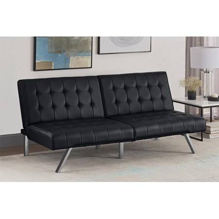 Black Convertible Futon Couch F523253