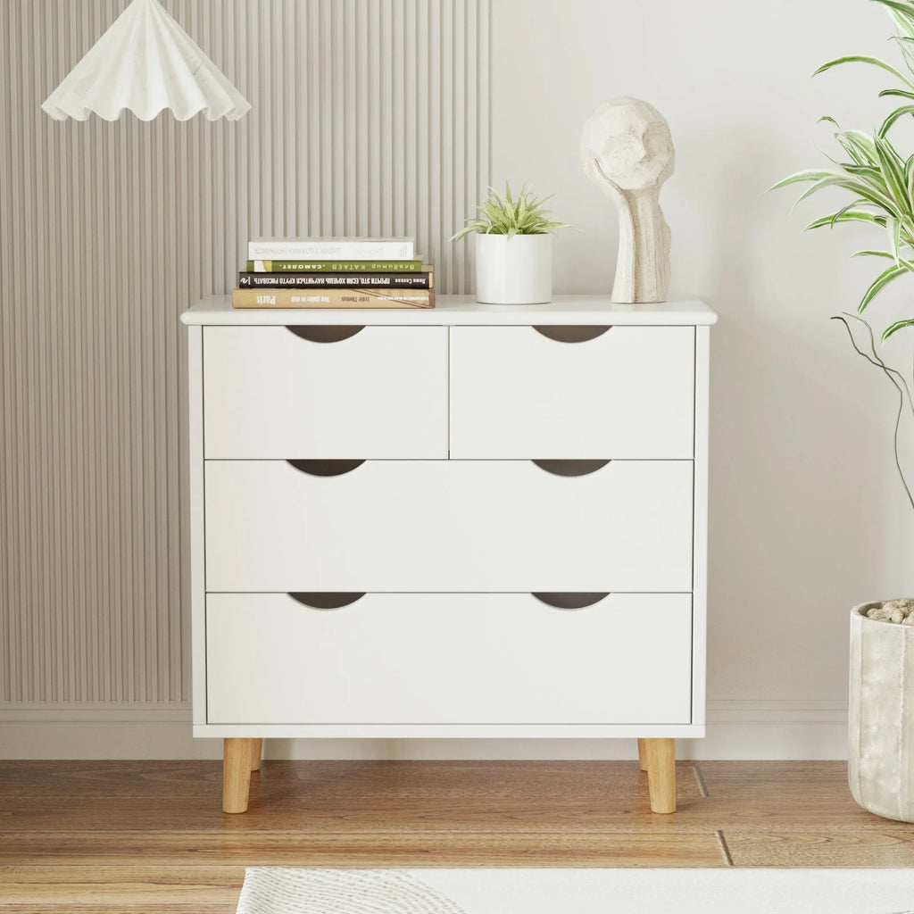 White 6 Drawer Wood Dresser E223525