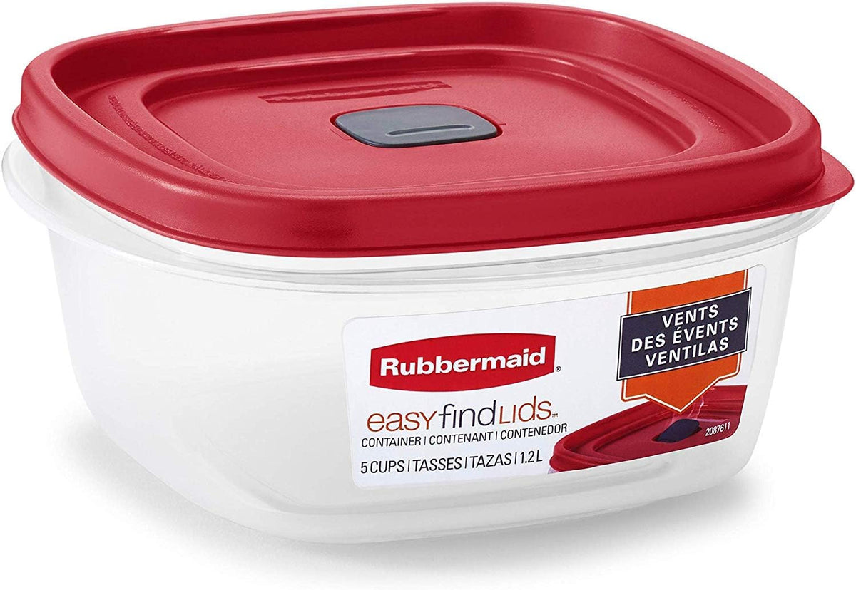 Red Square 5-Cup Food Storage Container (Pack of 3) L396304