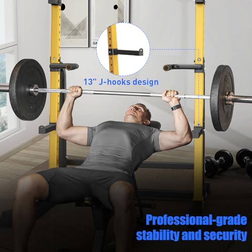 Heavy Duty 1000LB Power Cage Squat Rack with Adjustable Pull-Up Bar P552