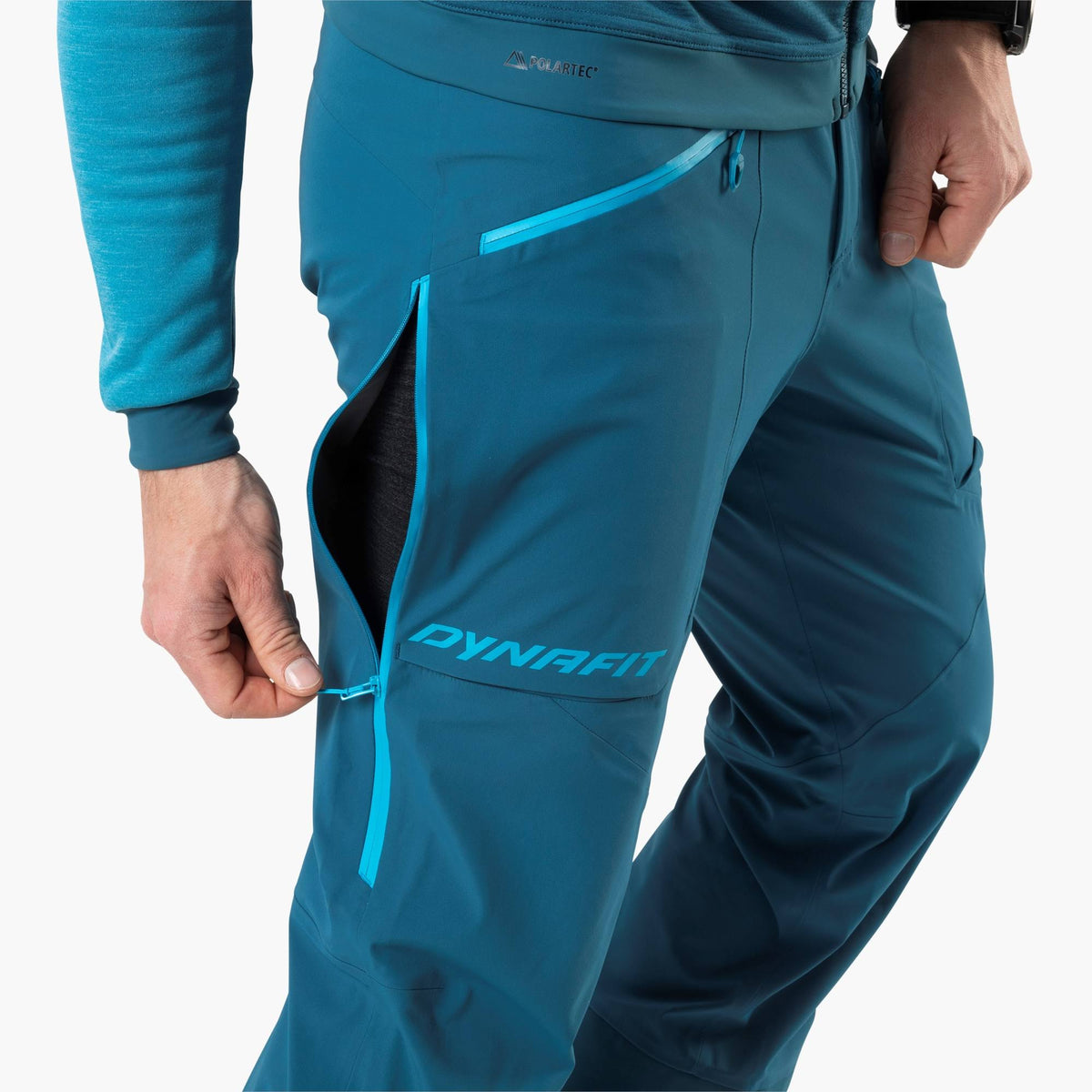 Petrol Blue Hybrid Pant K221594