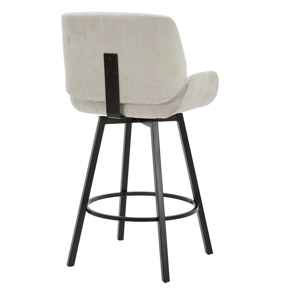 Rust Fabric Bentwood and Metal Side Chair Set of 2 P93226