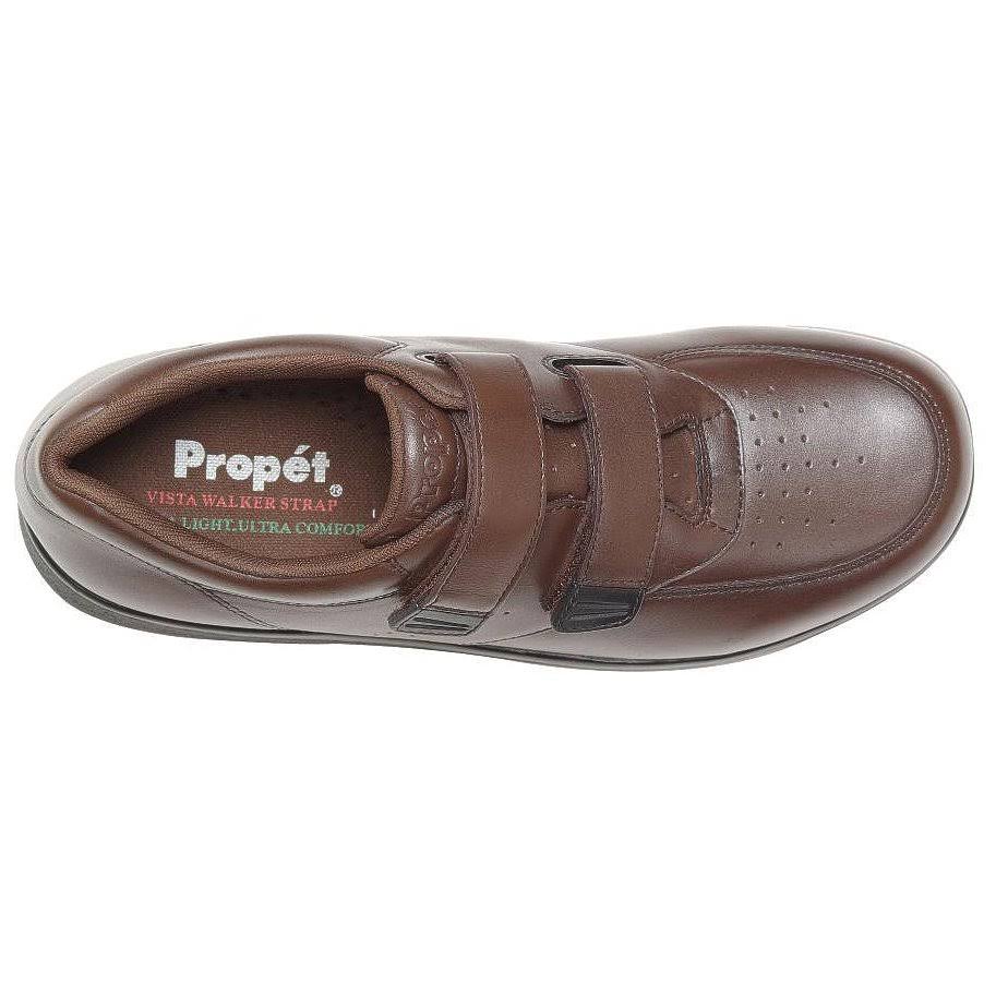 Brown Strap Walker Shoes B8423