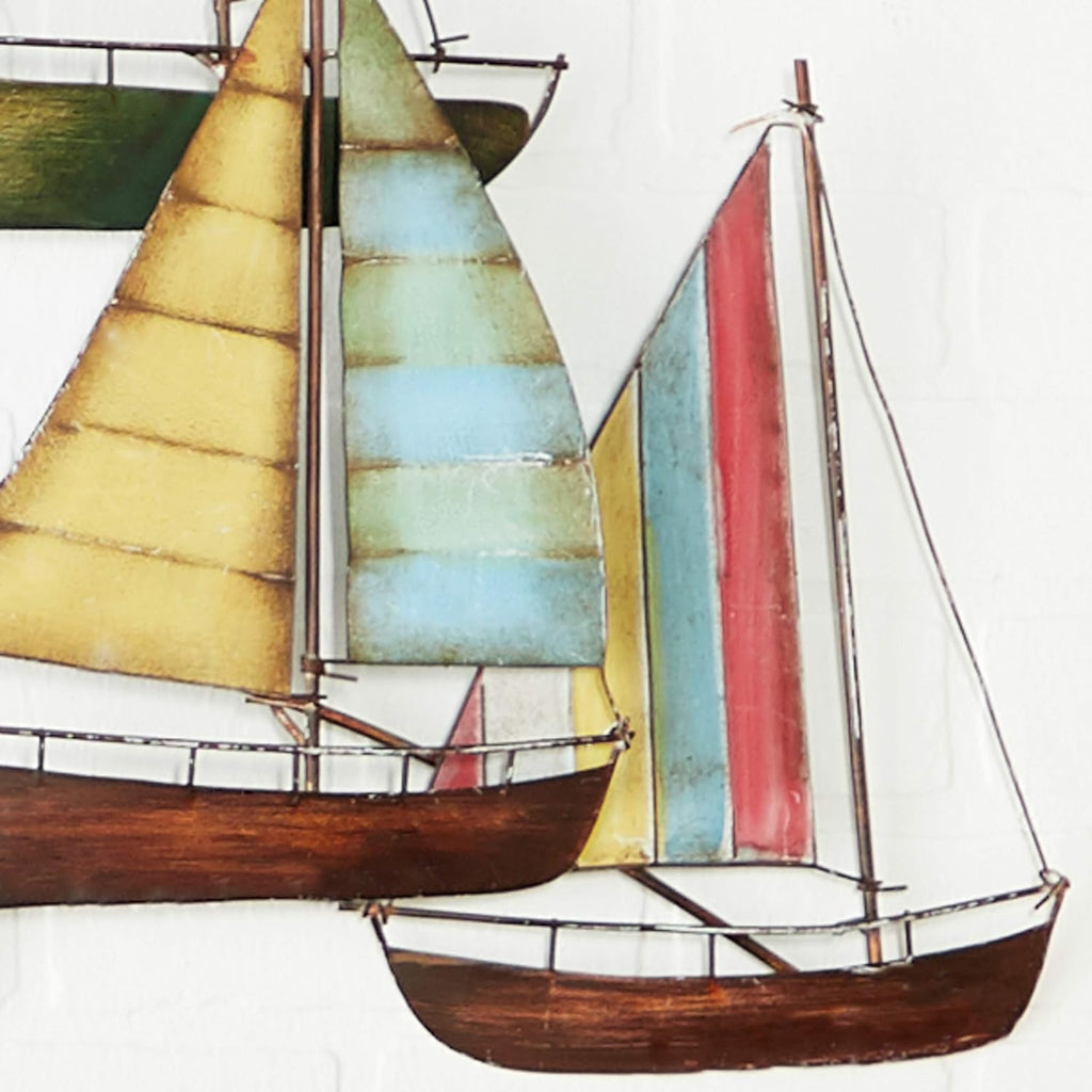 Metal Sailing Boat Decor V671178