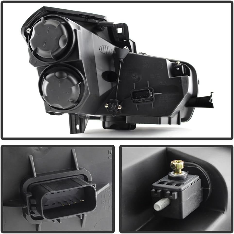 Smoke Halogen Projector Headlights J92107