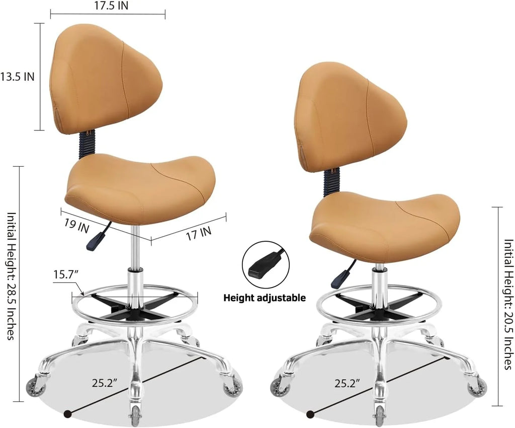 Adjustable Heavy Duty Rolling Swivel Drafting Chair H17104