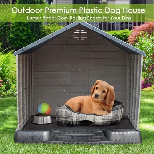 Green Extra Large Plastic Dog House T19849