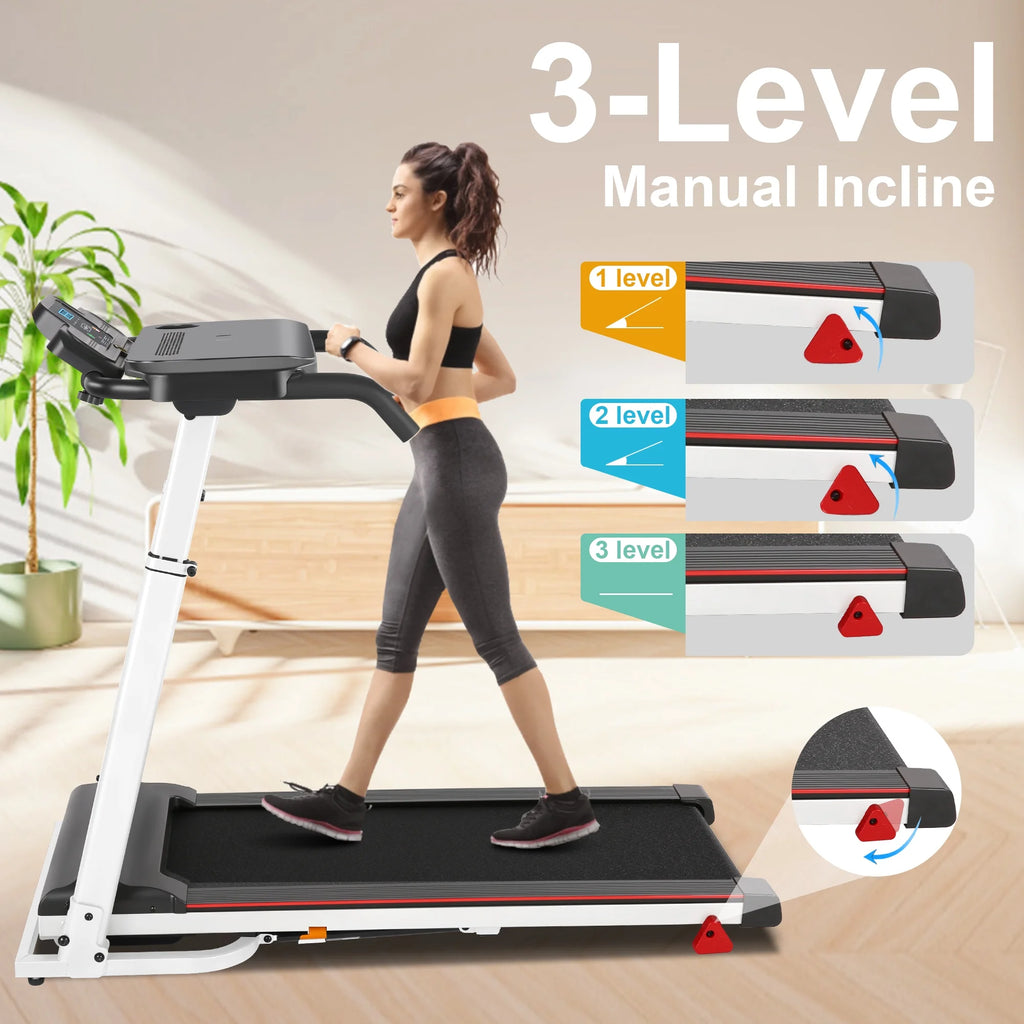2.5 HP Portable Folding Treadmill with Incline V502539