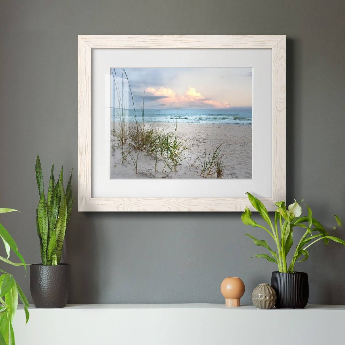 White Framed Print C242759