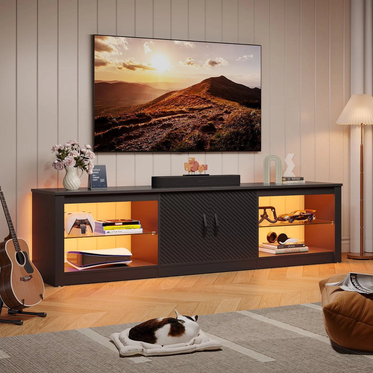Wash Grey TV Stand Y281