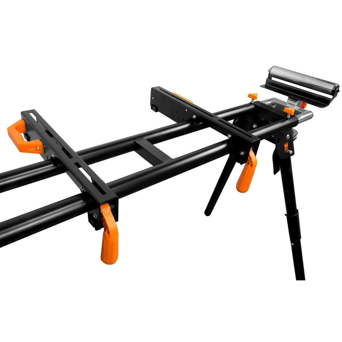 Collapsible Rolling Miter Saw Stand with 3 Onboard Outlets Z287966