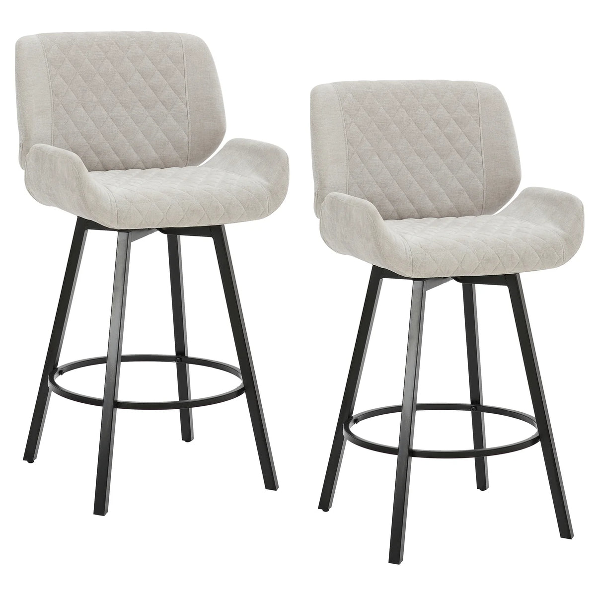 Rust Fabric Bentwood and Metal Side Chair Set of 2 P93226
