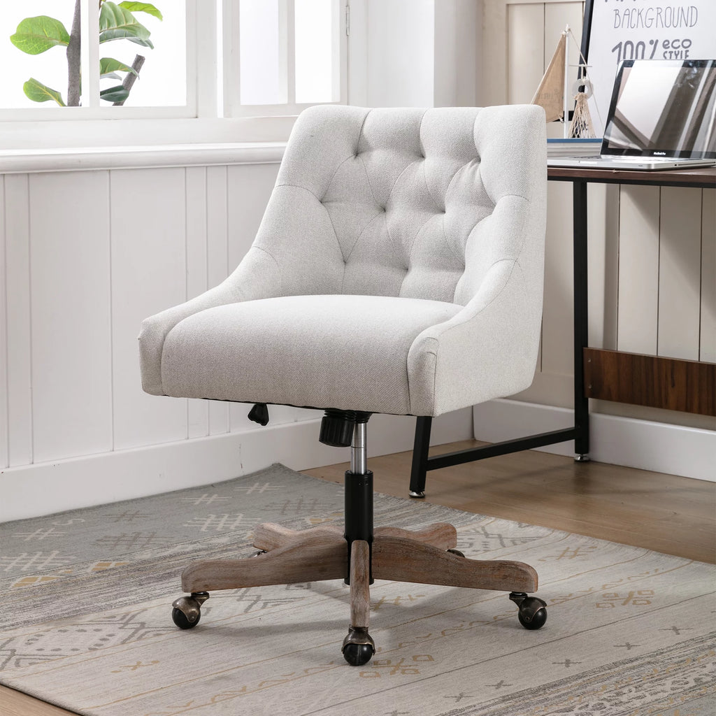 Beige Swivel Shell Chair H316