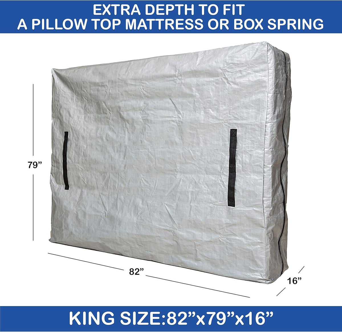 King Size Reusable Mattress Bag with Zipper Y13908
