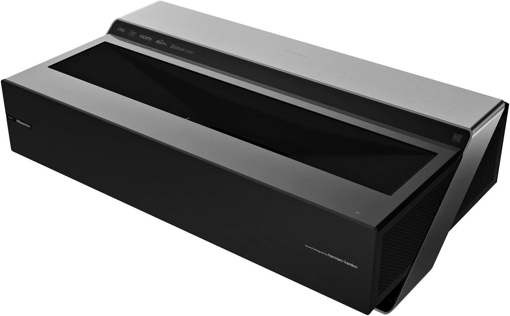 120-Inch 4K UHD Smart Laser Projector TV with Screen and 2.1 Audio System I18705