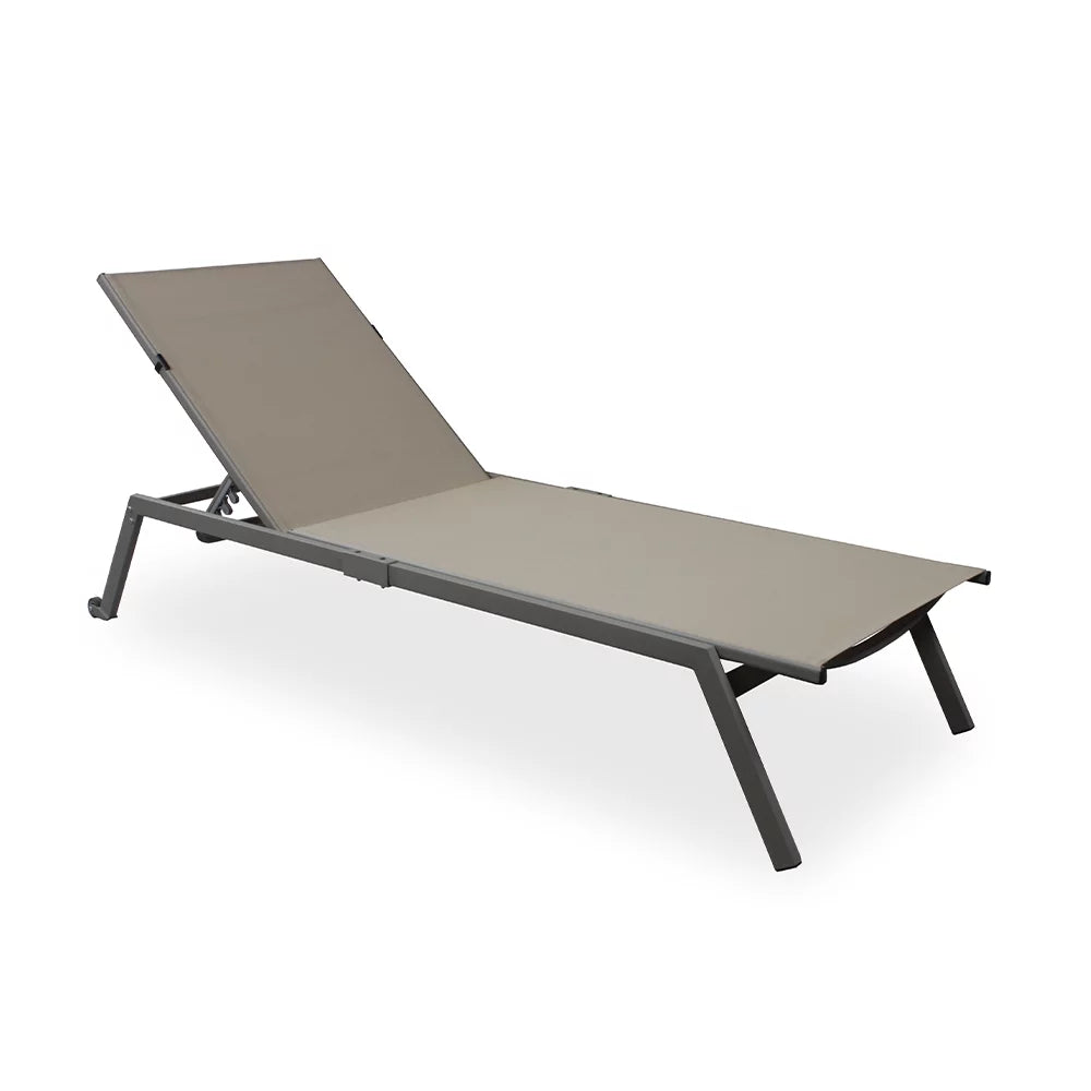 Tan 2 Pack Outdoor Chaise Lounge E720