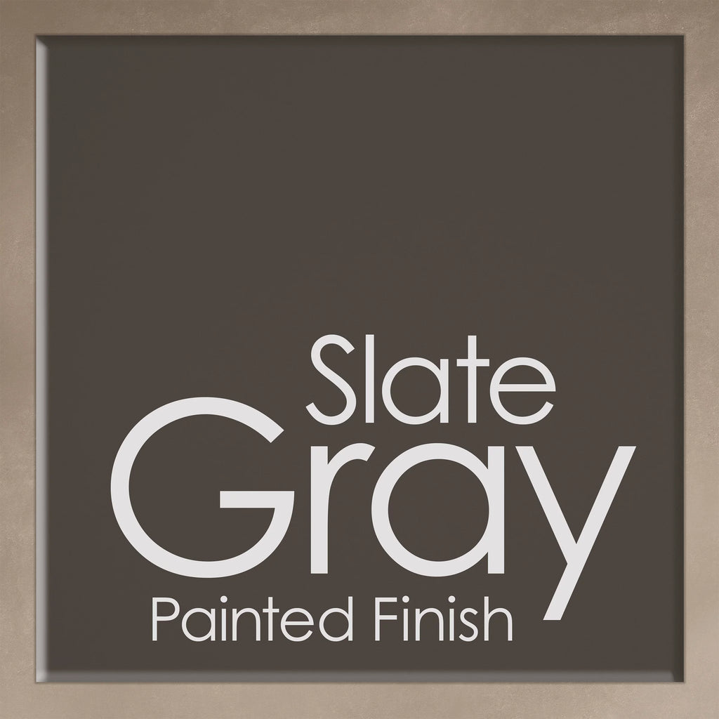 Slate Gray 5 Tier Leaning Bookshelf S285291