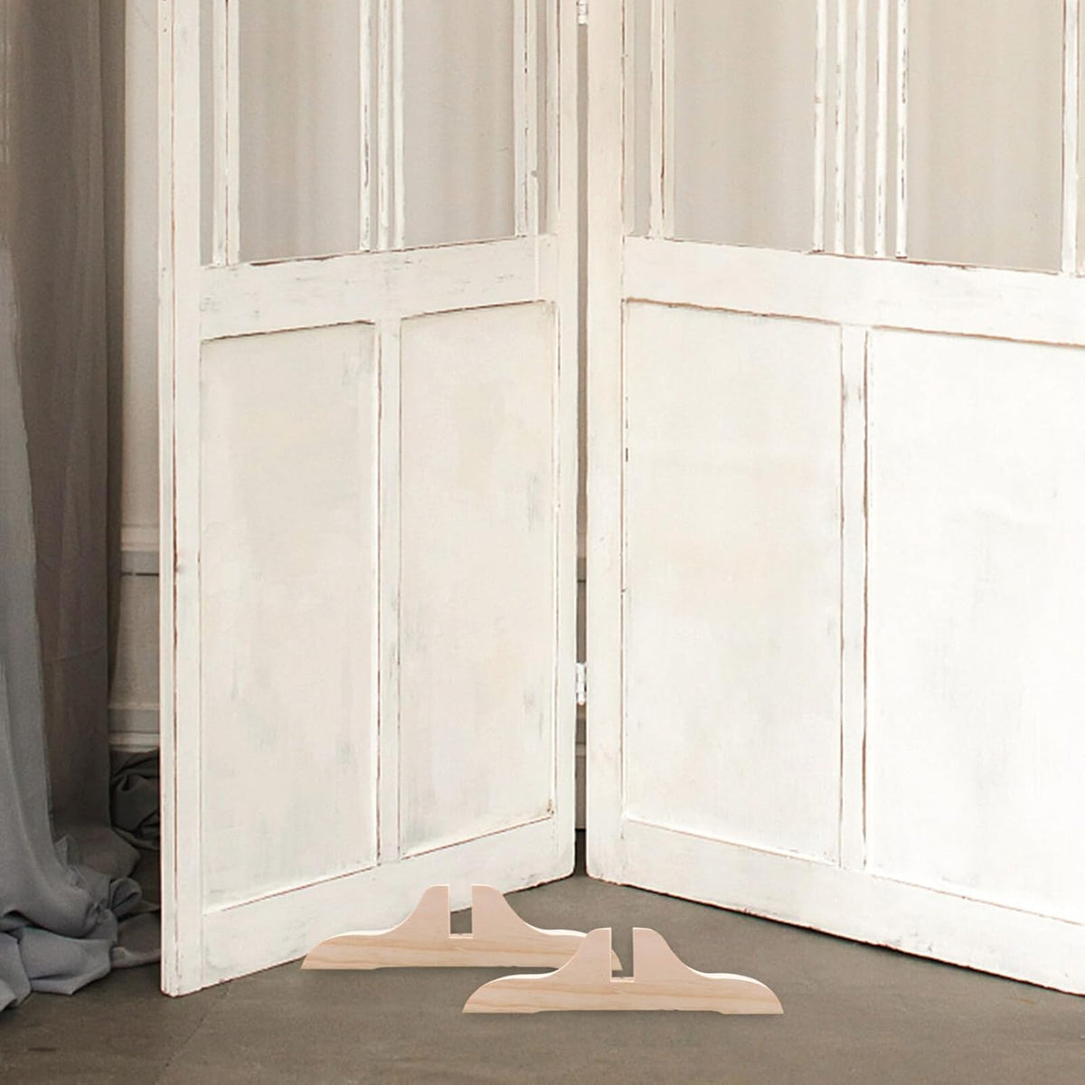 Wooden Room Divider Stand M4356
