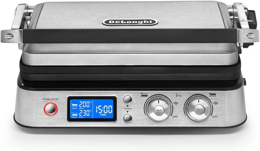 Stainless Steel Combination Contact Grill and Open Barbecue Y639346