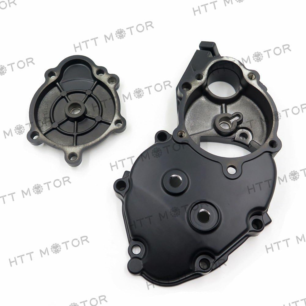 Engine Starter Case Crankcase Cover Black Pack of 2 N44515
