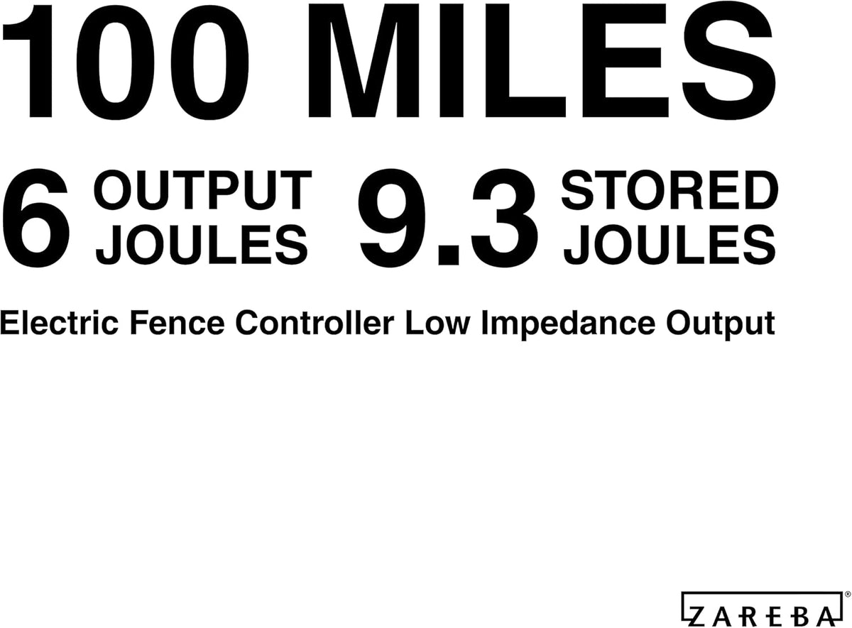 100 Mile AC Low Impedance Electric Fence Charger R6572