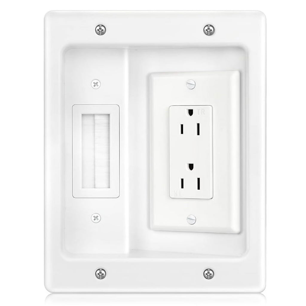 Recessed Outlet Box Cable Management Kit 15A 125V C184674