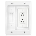 Recessed Outlet Box Cable Management Kit 15A 125V C184674