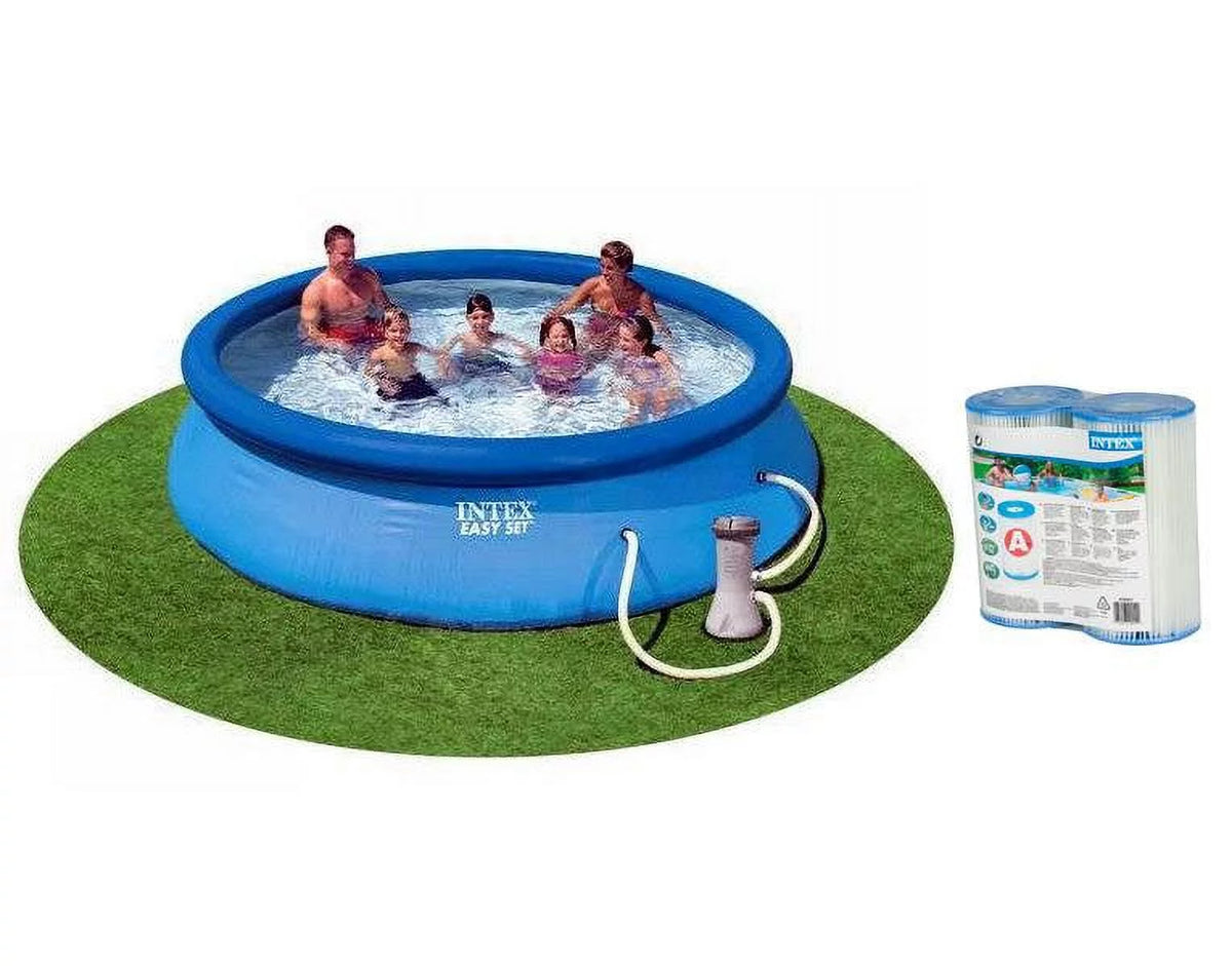 12ft x 30in Easy Set Pool with Pump & Filter Cartridge V321005