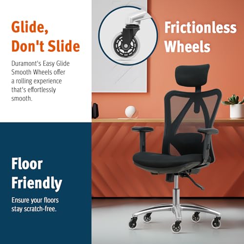 Ergonomic Office Chair with Lumbar Support and Breathable Mesh D959806