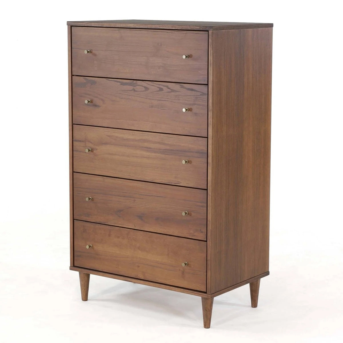 Walnut 5 Drawer Chest Q479829
