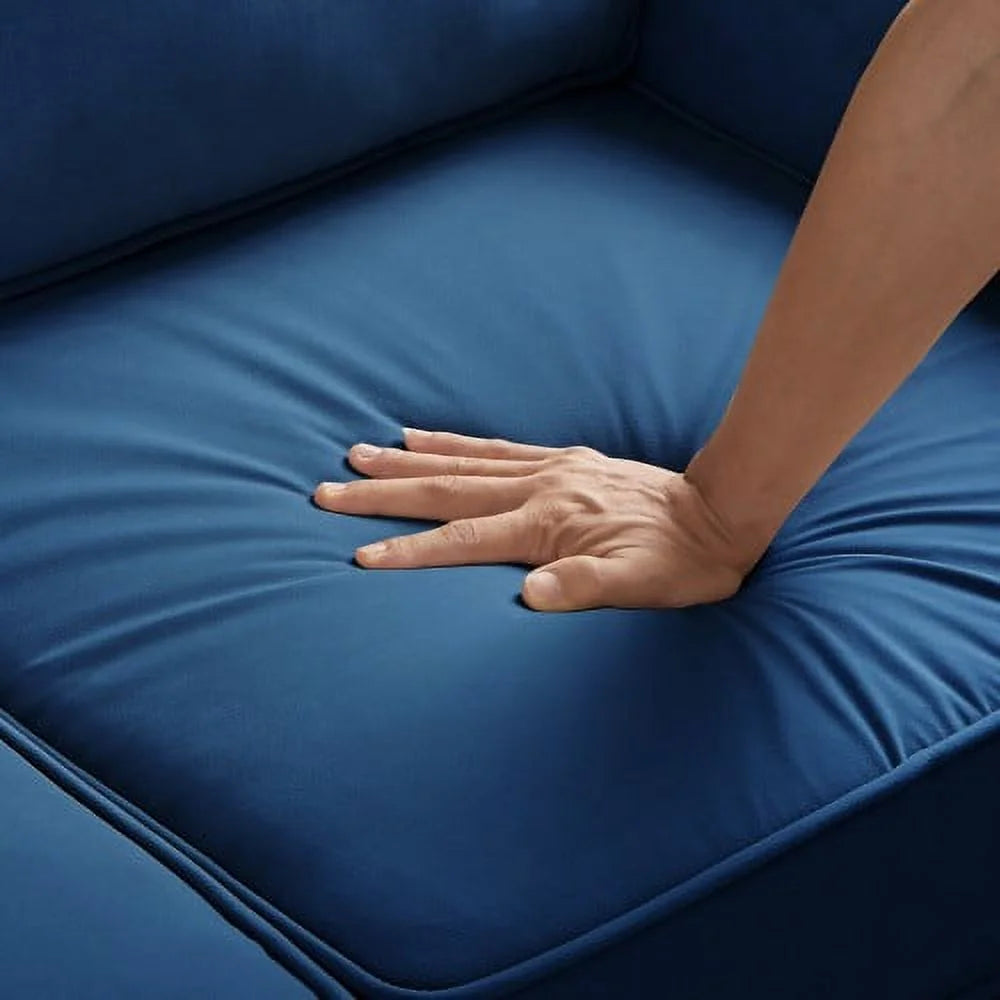 3 Piece Sofa Couch with Scooped Armrest O6568
