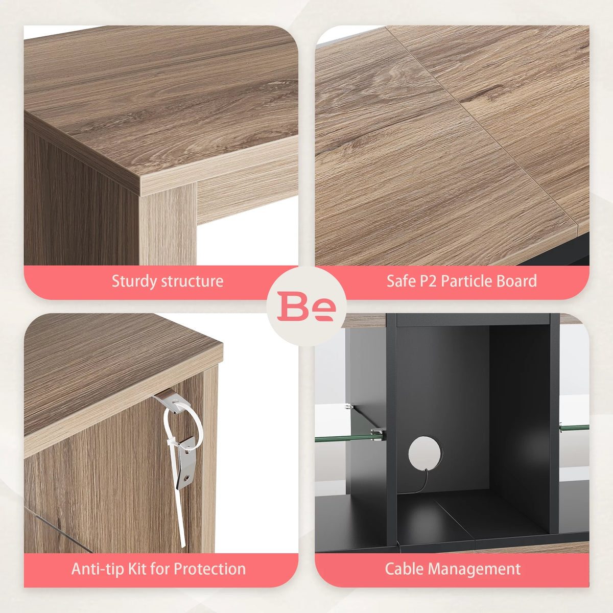 Walnut TV Stand C9473