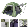 Camping Instant Tent 4 Person Waterproof Green J8266