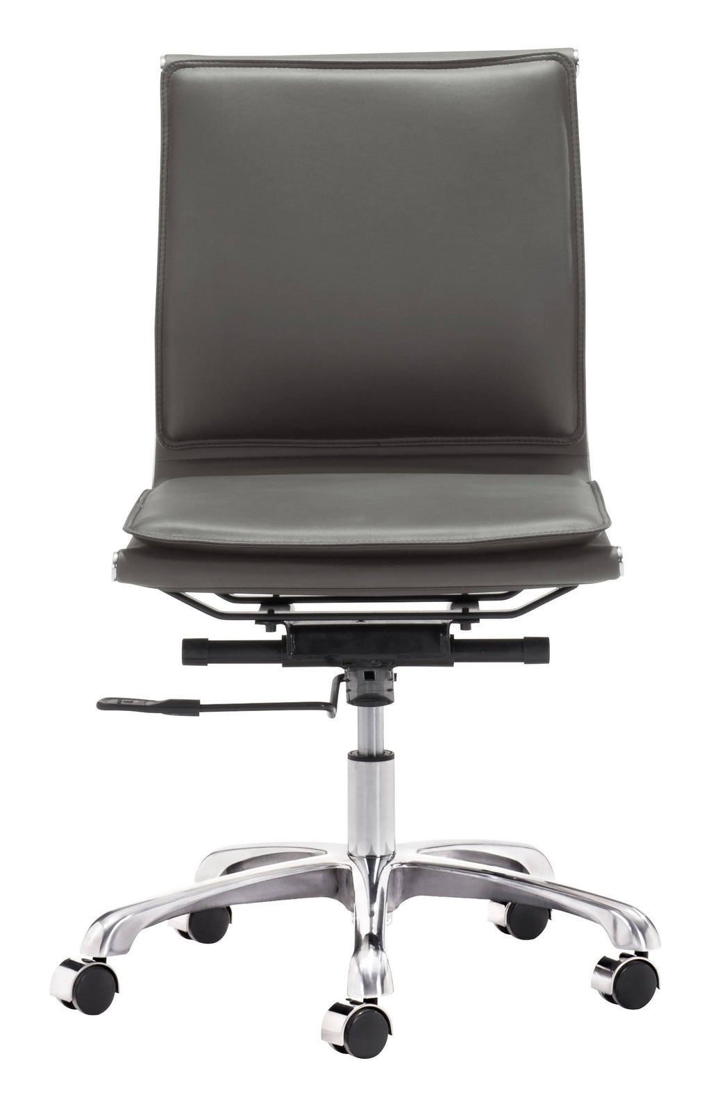 Gray Armless Office Chair P1068
