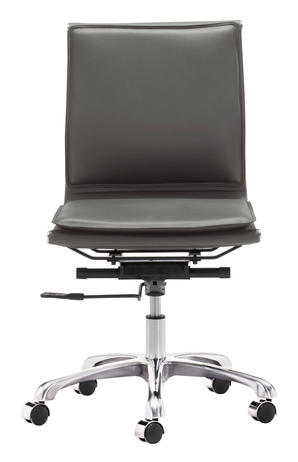 Gray Armless Office Chair P1068