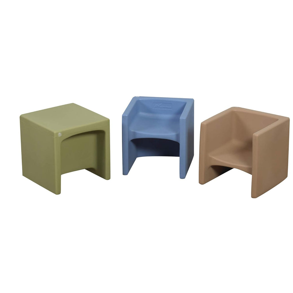 Green Cube Chair for Toddlers S1980