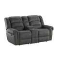 Reclining Console Loveseat with Contrast Stitching L537698