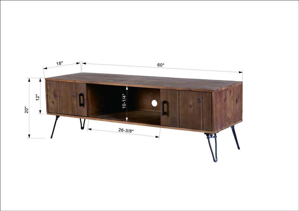 Reclaimed Wood TV Stand G23871
