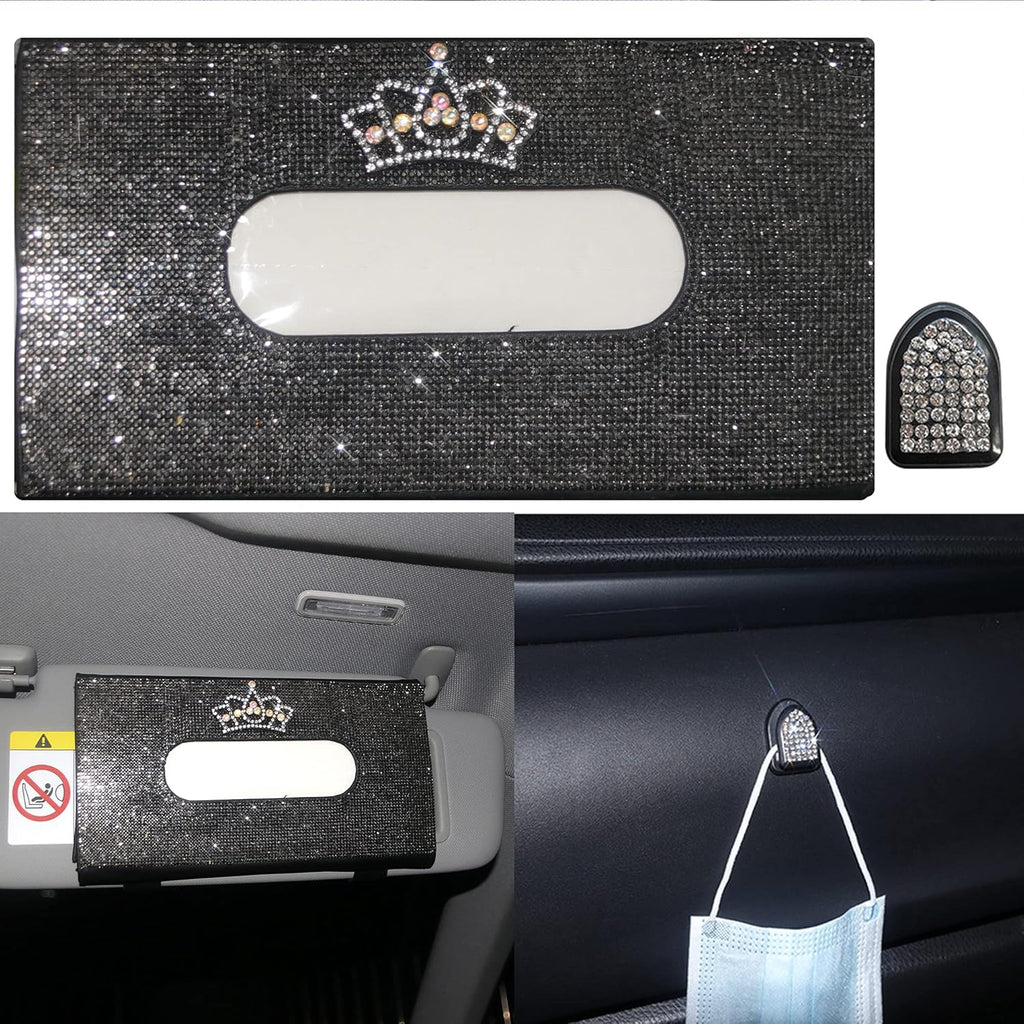 Red Queen Crown Tissue Box Holder for Sun Visor F3453